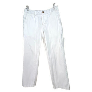 VINEYARD VINES by Shep & Ian Pants Women's 28 x 30 White Wide Leg Cotton